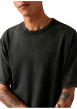 Thumbnail T-shirt en coton anthracite à coupe droite pourvu d'un col rond - Image 5