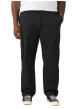 Thumbnail Pantalon chino en coton noir pourvu d'une fermeture zippée avec bouton - Image 2