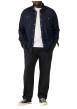 Thumbnail Pantalon chino en coton noir pourvu d'une fermeture zippée avec bouton - Image 5