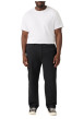 Thumbnail Pantalon chino en coton noir pourvu d'une fermeture zippée avec bouton - Image 6