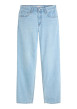 Thumbnail Jean Loose Tapered en coton stone à coupe droite pourvu de 5 poches