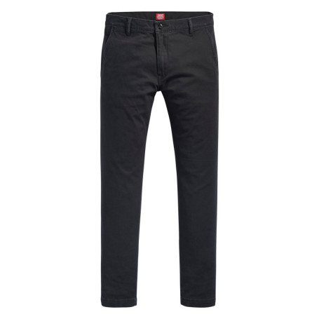 Pantalon chino en coton noir pourvu d'une...