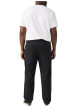 Thumbnail Pantalon chino en coton noir pourvu d'une fermeture zippée avec bouton - Image 3