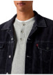 Thumbnail Blouson en coton anthracite à coupe ajustée pourvu d'un col à revers - Image 5
