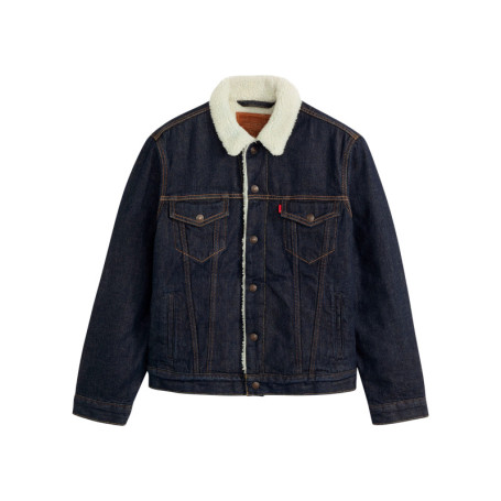Blouson en coton brut à coupe ajustée pourvu...