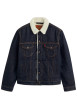 Thumbnail Blouson en coton brut à coupe ajustée pourvu d'un col à revers