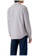 Thumbnail Chemise en coton gris clair à coupe droite pourvue d'un col à revers - Image 4