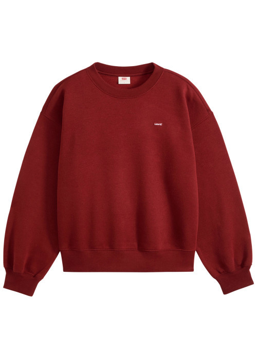 Sweat bordeaux à coupe ajustée pourvu d'un...