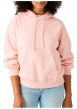 Thumbnail Sweat rose à coupe droite pourvu d'un col à capuche avec cordon de serrage - Image 3