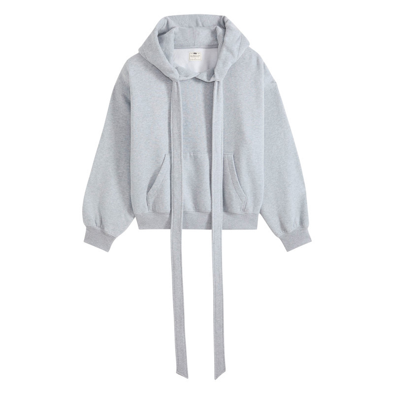 Levi's® - Sweat En Coton Mélangé Gris à Coupe Ajustée Pourvu D'un Col à Capuche - Gris