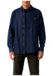Thumbnail Chemise en coton indigo à coupe droite pourvue d'un col à revers - Image 6