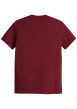 Thumbnail T-shirt en coton bordeaux à coupe droite pourvu d'un col rond - Image 2