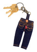 Thumbnail Porte-clés en coton indigo pourvu d'un design en forme de jean - Image 4
