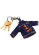 Thumbnail Porte-clés en coton indigo pourvu d'un design en forme de veste - Image 4