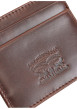 Thumbnail Porte-cartes brun en cuir brun véritable pourvus de multiples compartiments - Image 2