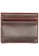 Thumbnail Porte-cartes brun en cuir brun véritable pourvus de multiples compartiments - Image 3