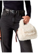Thumbnail Sac à main écru pourvu de deux anses et d'une bandoulière amovible - Image 5