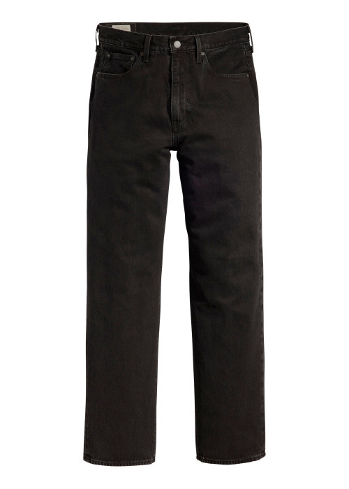 Jean 568® Loose Straight en coton noir pourvu d'une coupe large