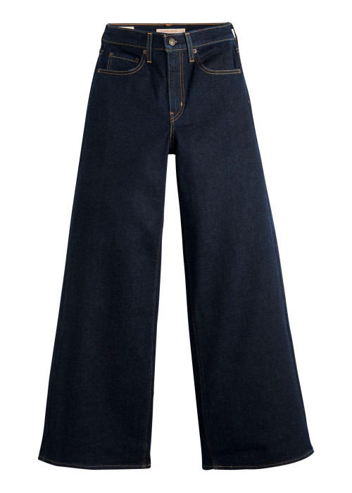 Jean 728 en coton brut pourvu d'une coupe wide leg et de 5 poches