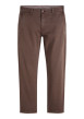 Thumbnail Pantalon Chino XX Standard Taper en coton marron à coupe droite