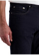 Thumbnail Jean bleu foncé avec une coupe tapered et des rivets argentés - Image 3