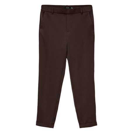 Pantalon chino chocolat uni avec une coupe...