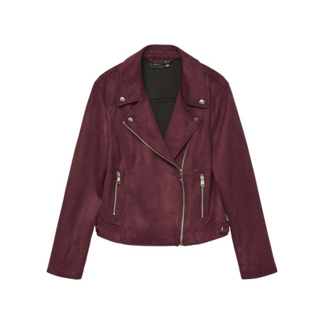 Veste perfecto bordeaux unie avec une coupe...