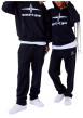 Thumbnail Sweat zippé en coton noir uni avec une coupe droite et un col à capuche - Image 3