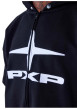 Thumbnail Sweat zippé en coton noir uni avec une coupe droite et un col à capuche - Image 6