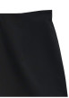 Thumbnail Jupe-short classique noire unie pourvue d'une coupe droite - Image 2