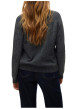 Thumbnail Pull anthracite uni avec une coupe droite et des manches longues - Image 2