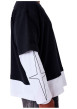 Thumbnail T-shirt en coton noir uni avec une coupe droite et un col rond - Image 5
