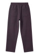 Thumbnail Pantalon jogging anthracite uni avec une coupe bootcut et une taille basse - Image 2