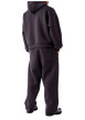 Thumbnail Pantalon jogging anthracite uni avec une coupe bootcut et une taille basse - Image 4