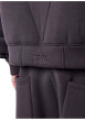 Thumbnail Sweat zippé anthracite uni avec une coupe droite et un col montant - Image 5