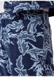 Thumbnail Jean bleu marine muni de motifs floraux avec une coupe large - Image 4