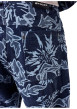 Thumbnail Jean bleu marine muni de motifs floraux avec une coupe large - Image 5
