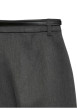 Thumbnail Pantalon chino anthracite uni avec une coupe droite et muni d'une ceinture - Image 2