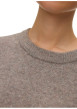 Thumbnail Pull taupe uni avec une coupe large et des manches 3/4 amples - Image 5