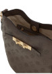 Thumbnail Sac à bandoulière taupe à motif monogramme avec une fermeture à zip - Image 3