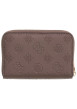 Thumbnail Portefeuille taupe à motif monogramme avec une fermeture à zip - Image 2