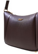 Thumbnail Sac marron uni à bandoulière réglable et muni d'une fermeture à zip - Image 4