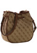 Thumbnail Mini sac beige à imprimé monogramme muni d'une fermeture à pression - Image 2