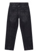 Thumbnail Jean en coton mélangé noir anthracite doté d'une coupe droite et de déchirures - Image 2