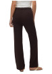 Thumbnail Pantalon chino chocolat uni avec une coupe droite muni d'un zip - Image 4
