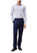 Thumbnail Chemise en coton bleu ciel à motifs avec une coupe slim et un col à revers - Image 2