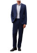 Thumbnail Chemise en coton bleu ciel à motifs avec une coupe slim et un col à revers - Image 6