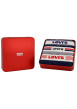 Thumbnail Lot de 3 boxers classiques en coton bleus et gris unis munis d'une coupe slim - Image 3