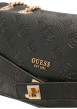 Thumbnail Sac à main porté épaule noir à imprimé monogramme avec une anse - Image 3