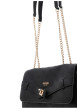 Thumbnail Sac à main porté épaule noir à imprimé monogramme avec une anse - Image 6